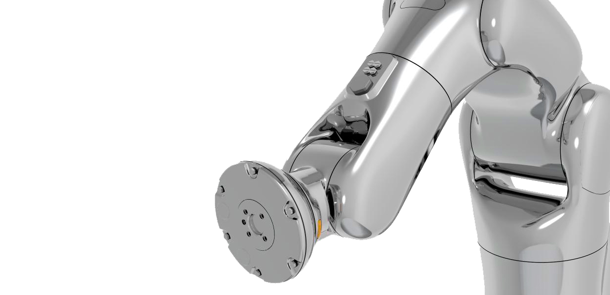 robot cromado e higiénico